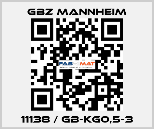 11138 / GB-KG0,5-3 GBZ MANNHEIM