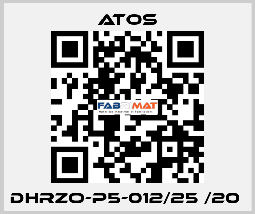 DHRZO-P5-012/25 /20  Atos