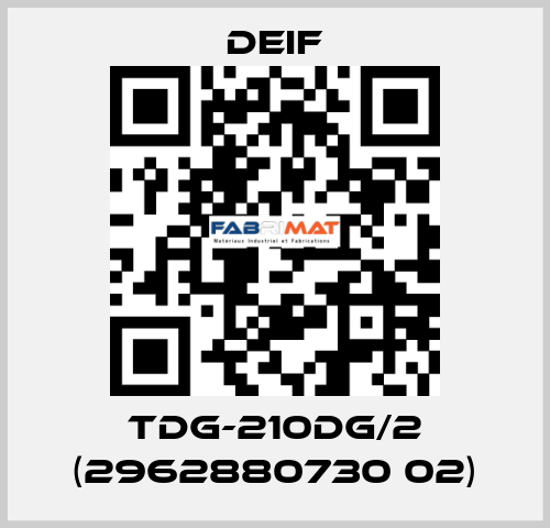 TDG-210DG/2 (2962880730 02) Deif