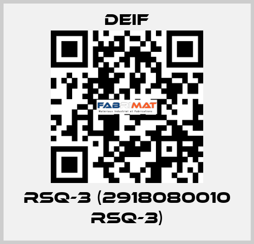 RSQ-3 (2918080010 RSQ-3) Deif