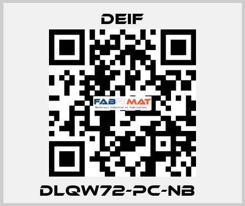 DLQW72-PC-NB   Deif