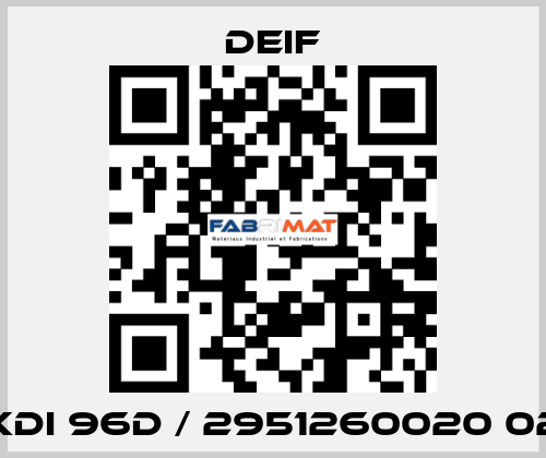 XDi 96D / 2951260020 02 Deif