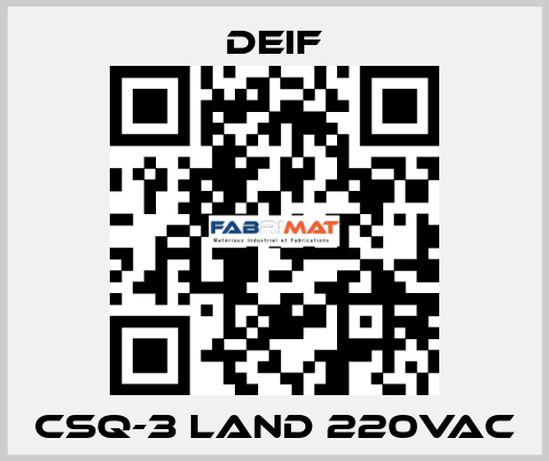 CSQ-3 Land 220vac Deif