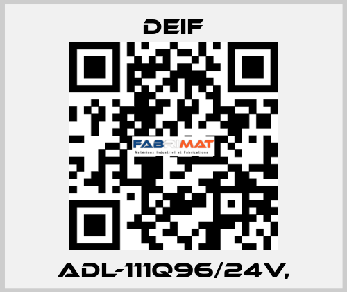 ADL-111Q96/24V, Deif