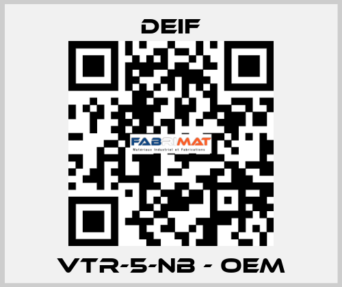 VTR-5-NB - OEM Deif