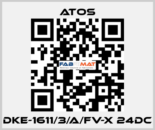 DKE-1611/3/A/FV-X 24DC Atos