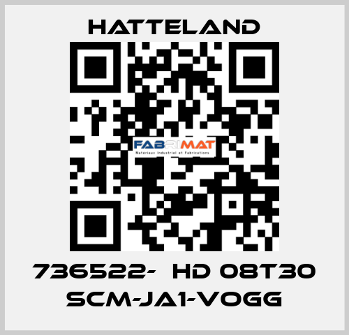 736522-  HD 08T30 SCM-JA1-VOGG HATTELAND