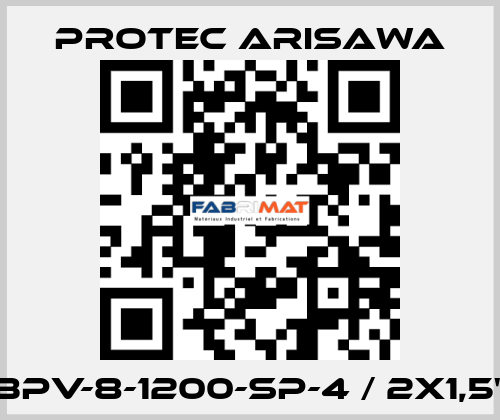 BPV-8-1200-SP-4 / 2x1,5" Protec Arisawa