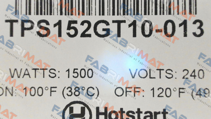 TPS152GT10-013 /  240 V 1500 W Hotstart