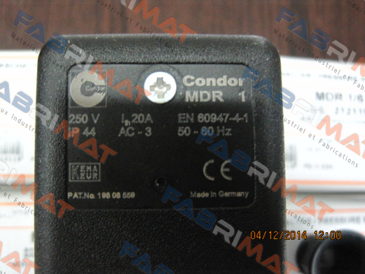 ARTIKEL-NR.: 212157 MDR 12/11 EA F4 3/8" Condor