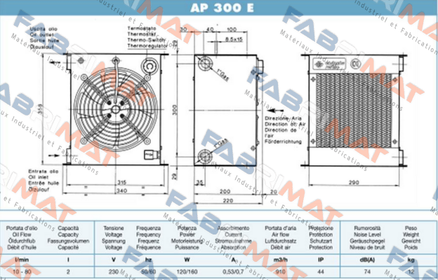 AP/APL 300 E 12/24V Sesino