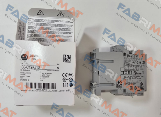 100-C12KJ10  (24v coil) Allen Bradley (Rockwell)