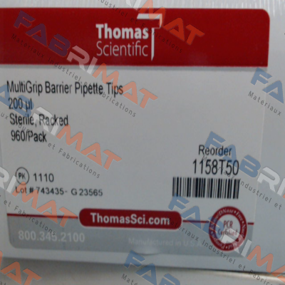 1158T50 Thomas Scientific