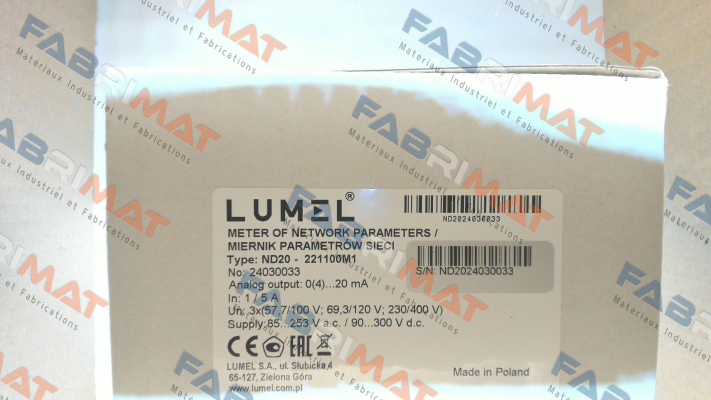 ND20 221100M1 LUMEL