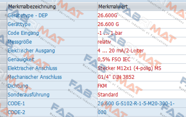 old code 26.600 G-S102-R-1-5-M00-300-1-000/new code 26.600 G-S102-R-1-5-M20-300-1-000 Bd Sensors