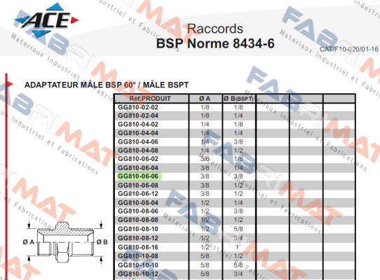 GG810-06-06 Aeroquip