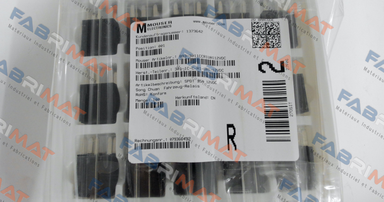 301-1C-C-R1-U01-12VDC SONG CHUAN