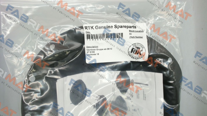 sparepart for 17082089/010 PV6311 DN40 PN40 + ST6160.A6 RTK Regeltechnik