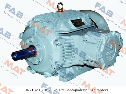 BN71B2 HP:0.75 Bonfiglioli