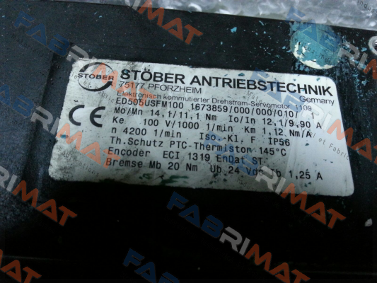 Power cable -54346 Stober