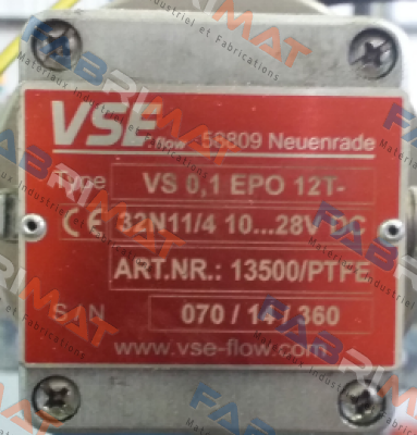 VS 0,1 EPO12V 32N11/4 - 10...28VDC Vse-Flow