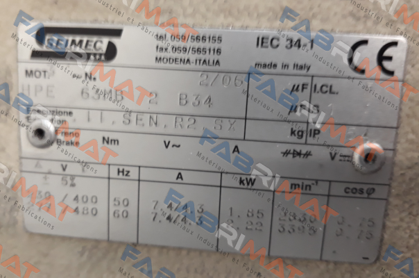 HPE 63MB 2 B34 - OEM  Seimec (Rossi)