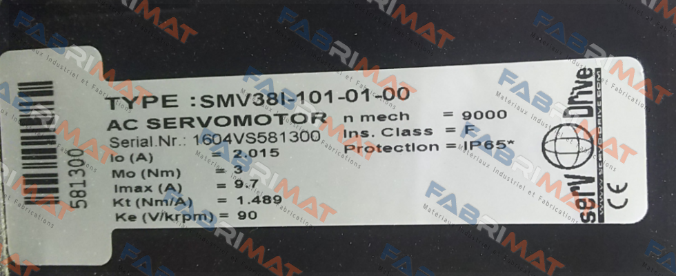 SMV38I-101-01-00 (OEM) Servotecnica