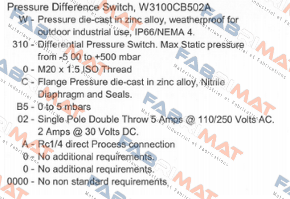 W-310-0-C-B5-02-A                    Delta Controls