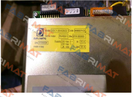 DDC1-30-K20/22 Obsolete!! Replaced by DDC4-30-230/20 Duplomatic