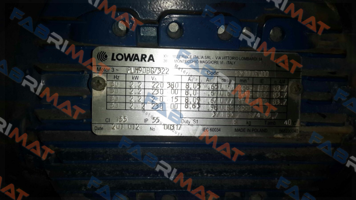 PLM90BG/ 322 (50A01RW00) Lowara