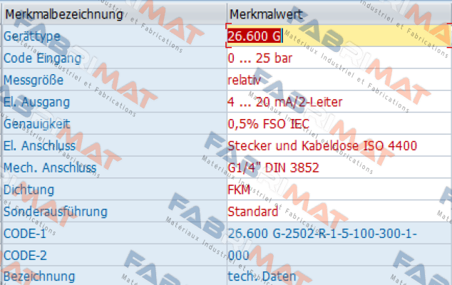 26.600G-2502-R-1-5-100-300-1-000 Bd Sensors