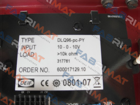 DLQ96-pc-PY obsolete, replaced by XL96 Deif