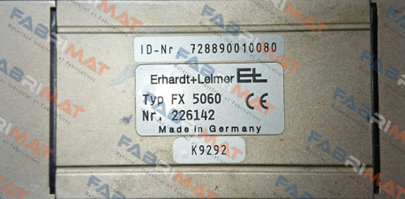 226142 obsolete, replacement P/N: 00363592 Type: FX 5260  Erhardt Leimer