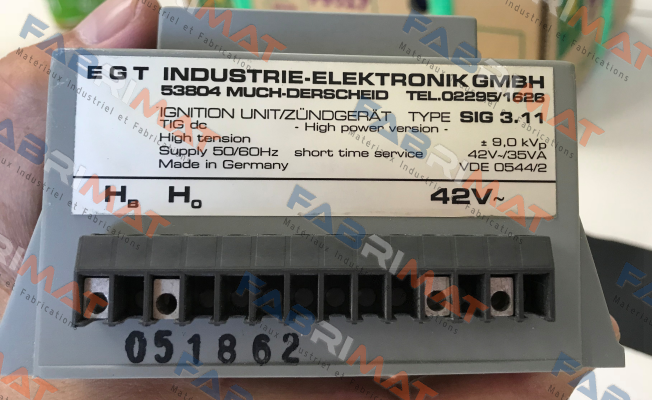 SIG 3.11 EGT Industrie elektronik