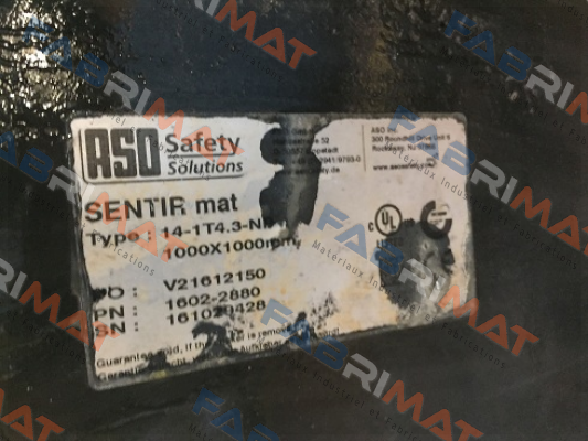 1602-2880  ASO SAFETY