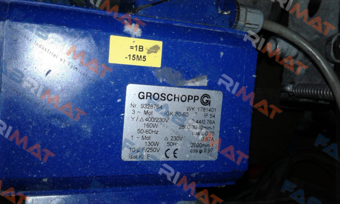 IGK 80 60 90W 1130Y/D B3  obsolete Groschopp