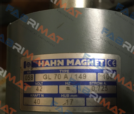 GLA070.508501 HAHN-MAGNET (Kendrion)