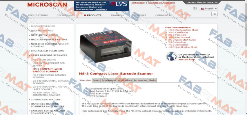 MS 3-0003 Microscan