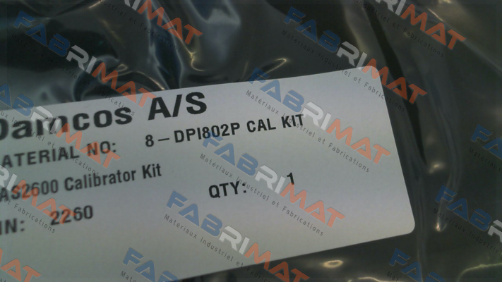 8-DPI802P CAL KIT Damcos