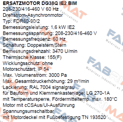 DG38Q IE2 BIM (FDR80-90/2)  Dietz-Motoren