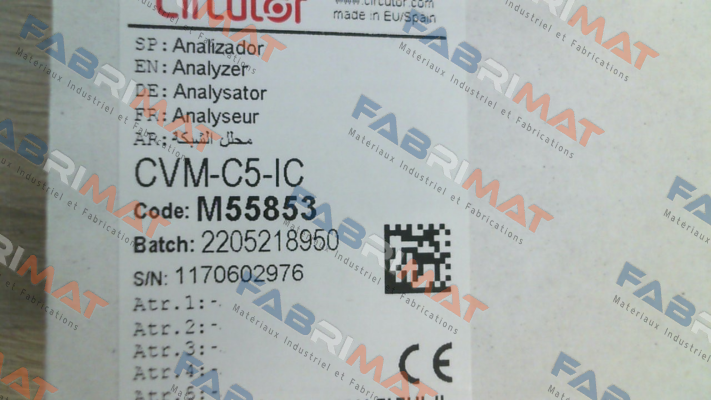 Nr. M55853 Type CVM-C5-IC Circutor