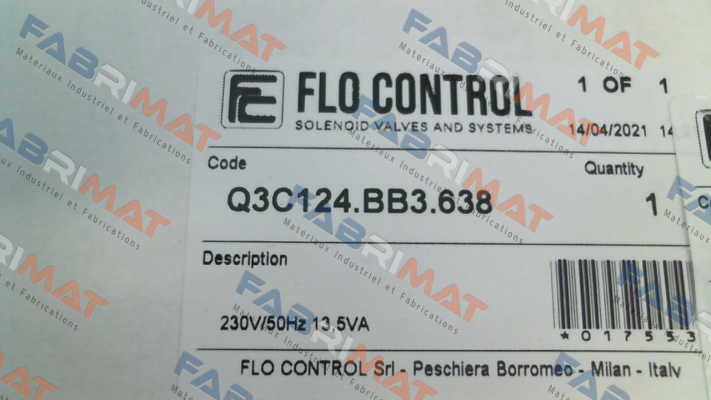 Q3C124.BB3.638 Flo Control