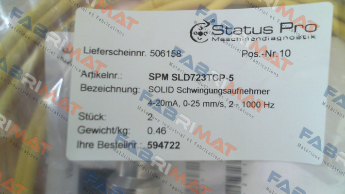 SPM SLD723TCP-5 SPM Instrument