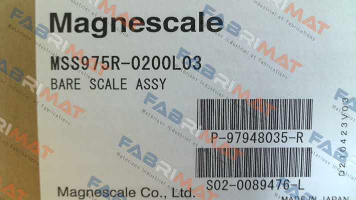 MSS975R-0200L03 Magnescale