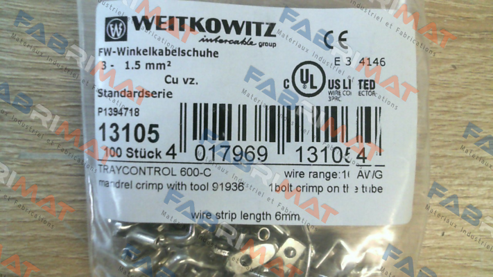 13105 (1 pack 100 pcs) WEITKOWITZ