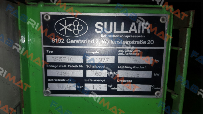 Platine U3 / Störmeldekarte für S25 E10  Sullair