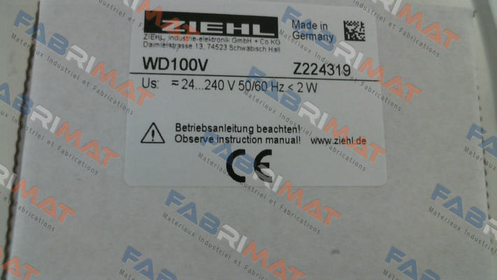 Z224319 Ziehl