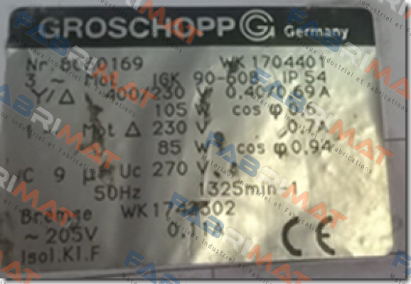 IGK90-60B  Groschopp