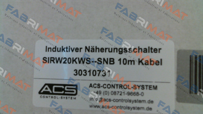 SIRW20KWS--SNB ACS CONTSYS