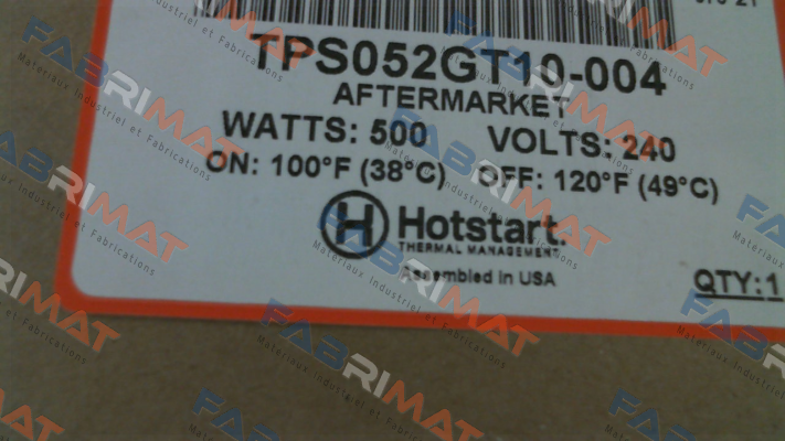 TPS052GT10-004 Hotstart